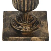 Усукана коледна елха със саксия и LED, бяла, 120 см, PVC - Thumbnail 7