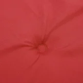Възглавница за градинска пейка червена 200x50x4 см оксфорд плат - VL47610 - Thumbnail 5