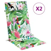 Възглавници за столове с облегалки 2 бр шарени Оксфорд плат - VL361925 - Thumbnail 2