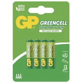 Батерии GP GreenCell R03 AAA 1.5V - 4 бр. - Thumbnail 1