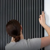 Акустичен панел от MDF 60x275 см Антрацит - Thumbnail 7