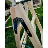 Дървена стълба 1.75 м EKO - Thumbnail 3