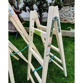 Дървена стълба 1.75 м EKO - Thumbnail 2