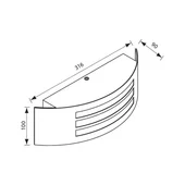 Фасаден аплик SYDNEY/PR 60W VIVALUX - Thumbnail 2