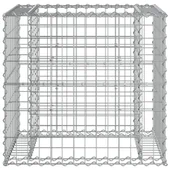 Градинска пейка с кошница габион импрегнирана борова дървесина - VL3196244 - Thumbnail 6