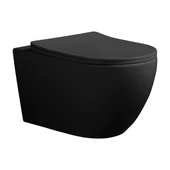 Конзолна тоалетна чиния Tornado черна FORMA VITA - Thumbnail 1