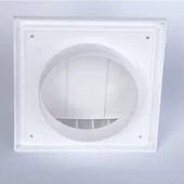 Квадратна вентилационна решетка с клапа ф125 - Thumbnail 2