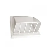 Квадратна вентилационна решетка с клапа ф125 - Thumbnail 1