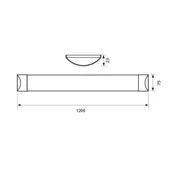 LED осветително тяло Flat 36 W 120 см 6400 K VIVALUX - Thumbnail 2