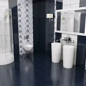 Теракот 33.3х33.3 см Карла син 7610 KAI - Thumbnail 2