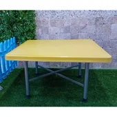 Детска маса 80x80 см жълта MEVSIM (мостра) - Thumbnail 3