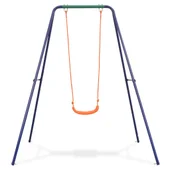 Единична люлка с оранжева седалка - Thumbnail 3