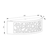 Фасаден аплик LUXOR/PR 60W VIVALUX - Thumbnail 2