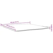 Градински подложки за седалка 2 бр, 45x45x2 см, квадратни - Thumbnail 11