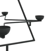 Метална коледна елха с поставки за свещи 75 см - Thumbnail 7