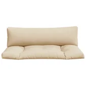 Палетни възглавници, 2 бр, бежови, текстил - Thumbnail 4