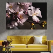 Роса върху черешов цвят - картина пано за стена - Thumbnail 1