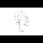 Смесител за умивалник ares - Thumbnail 2