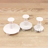 Форми за сладки Пеперуди с бутало и печат 3 бр. - Thumbnail 2