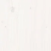 Градинска пейка, бяла, 108x35x45 см, борово дърво масив - VL832383 - Thumbnail 8