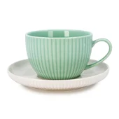 Комплект чаши за капучино 12 части 220 мл мента - Thumbnail 2