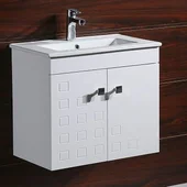 Комплект за баня: горен огледален шкаф + долен шкаф с мивка INTER CERAMIC - Thumbnail 2