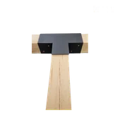 Конзола за пергола GPT 100 102x206x306 мм черна DOMAX - Thumbnail 3