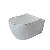 Стенна тоалетна чиния Rimless Deep QUARTER BATH - Thumbnail 1