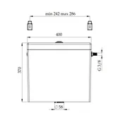 Тоалетно казанче със странично пълнене Стандарт NIKIPLST-M - Thumbnail 2