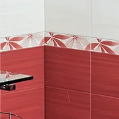 Фаянс 20х30 см Русана червен 5238 KAI - Thumbnail 2