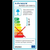 LED панел RONDO LED - 36W - 3600LM - бял - 4000K - Thumbnail 3