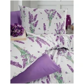 Спален комплект 4 части Лавандулов цвят COTTON GARDEN - Thumbnail 2