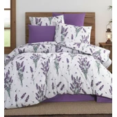 Спален комплект 4 части Лавандулов цвят COTTON GARDEN - Thumbnail 1