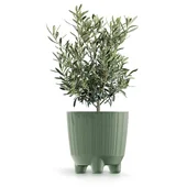 Кашпа ∅19.5 см зелена Ryfo N 5615C PROSPERPLAST - Thumbnail 2