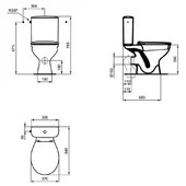 Моноблок със задно оттичане Ulysse W835101 VIDIMA - Thumbnail 2