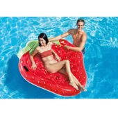 Надуваем дюшек Ягода Strawberry Island 168х142 см INTEX - Thumbnail 1