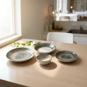 Порцеланов сервиз за хранене 24 части Морски пейзаж TOPRAKSAN - Thumbnail 1