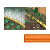 Разпръскващ маркуч Spritz Hose 1/2″ 7.5 м оранжев BRADAS - Thumbnail 2