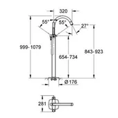 Смесител за вана 1/2" Grandera GROHE - Thumbnail 4