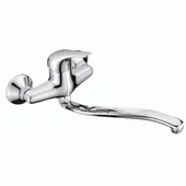 Стенен смесител за умивалник - баня - месинг- Хилда - Thumbnail 1