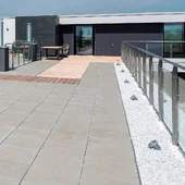 Тротоарна гладка плоча 40/40/5 см сива SEMMELROCK - Thumbnail 2