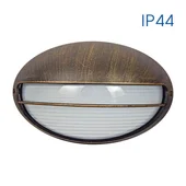 Влагозащитен аплик Petra 1хЕ27 IP44 старо злато - Thumbnail 1