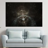 Абстракция - фрактали - планети - картина пано за стена - Thumbnail 1