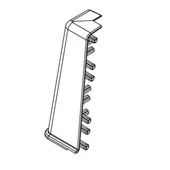 Бял външен ъгъл за перваз за боядисване Hi – Line Prestige CEZAR - Thumbnail 1