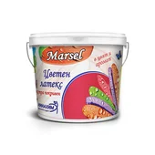 Есктра покривен цветен латекс цвят сахара Marsel 25 кг Нинахим - Thumbnail 1