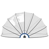 Купол за басейн 559x275 см - Thumbnail 4