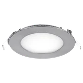 LED панел кръгъл 8W 3000K сатен никел Ф120мм - Thumbnail 1