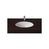 Roca fonda умивалник за вграждане в плот 580x415 бяло - Thumbnail 1