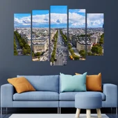 Шан-з-Елизе в Париж - картина пано за стена - Thumbnail 3