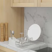 Сушилник за съдове 1 ниво KB 006 хром TEKNO TEL - Thumbnail 2